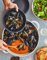 Grand plat de service à anses 34 cm